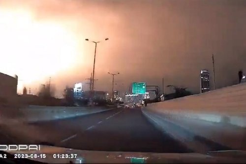 انفجار مهيب في المنطقة الصناعية شمال تل أبيب + فيديو