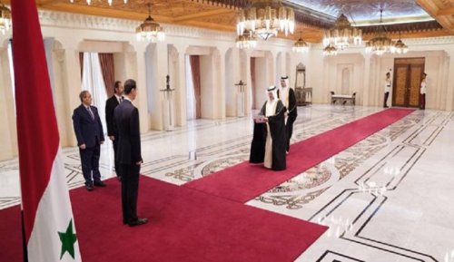 الرئيس الأسد يتقبّل أوراق اعتماد سفير البحرين لدی سورية