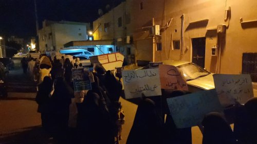 شاهد بالفيديو - ١٤ منطقه في البحرين تخرج بمظاهرات حاشدة للمطالبة بالافراج عن المعتقلين