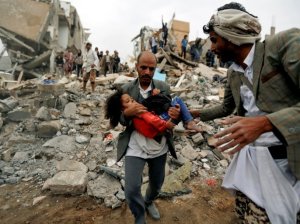 ناشطون في تويتر ينددون بالحرب السعودية علی اليمن ويدعمون مبادرة الحور اليمني اليمني
