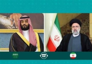 ملك سلمان وابنه الولي العهد يهنئان السيد الرئيسي بذكری إنتصار الثورة الإسلامية في ايران