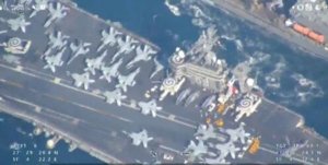 القوة البحرية الايرانية: حاملة الطائرات الاميركية غادرت الخليج الفارسي بعد الاجابة علی جميع اسئلتنا