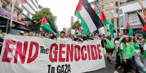 احتجاجات مؤيدي فلسطين في نيوزيلندا