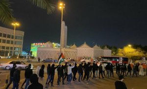 مظاهرات حاشدة في بلدة السهلة الجنوبية لإحياء ذكری ١٤ فبراير