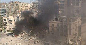 استهداف مبنی القنصلية الإيرانية في دمشق