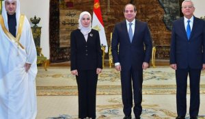 الرئسي المصري يلتقي برئيسة مجلس النواب البحرينية في القاهرة